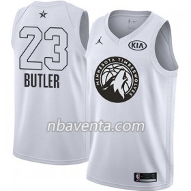 Camiseta Hombre Minnesota Timberwolves Jimmy Butler 23 2018 All Star Jordan Brand Blanco Swingman